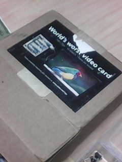 The box of Ben Eater's VGA kit