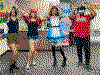 me and my friends in 1st year on halloween