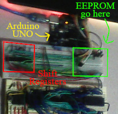 The programmer I built with an arduino